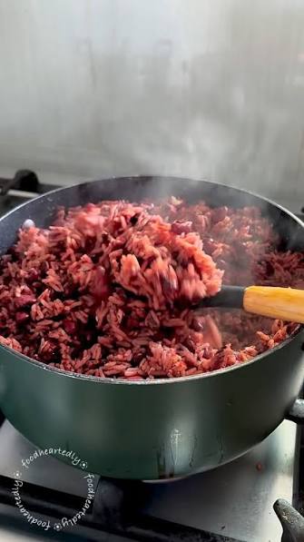 Traditional Waakye dish